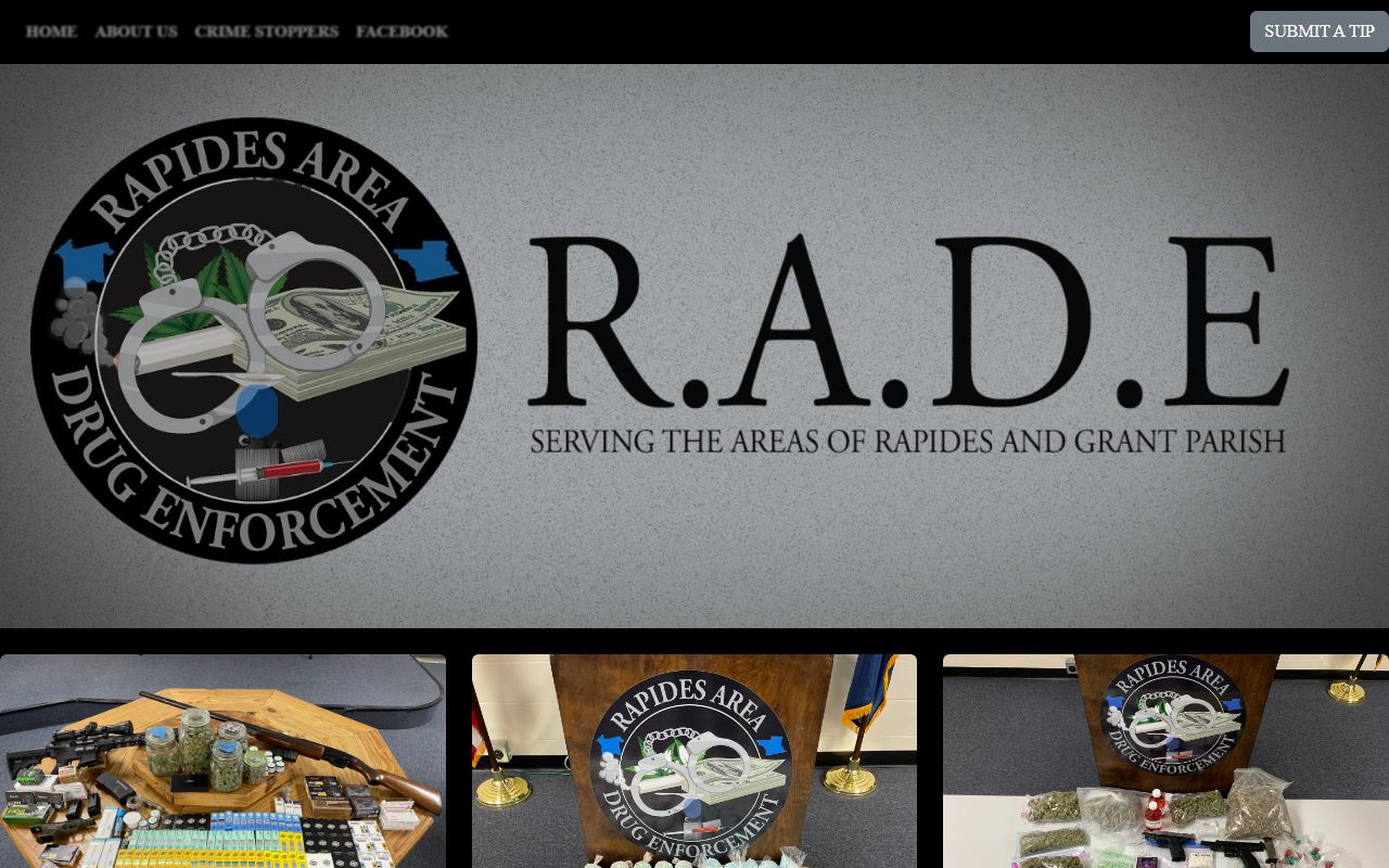 Rapides Parish arrest records Rapides Area Drug Enforcement charge context