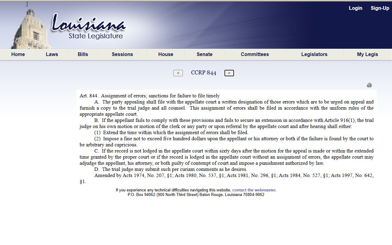 Rapides Parish arrest records Louisiana public records response rule for charges