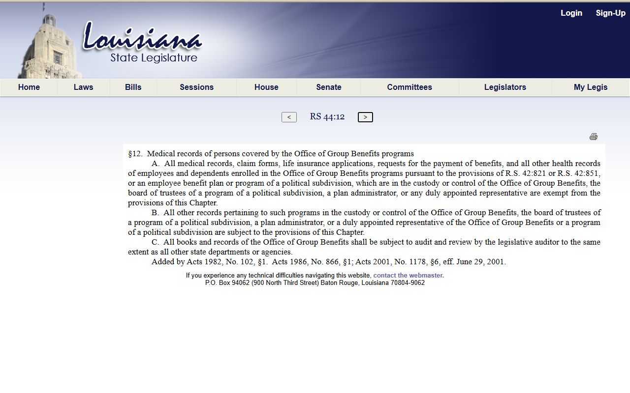 Rapides Parish court records Louisiana public records definitions