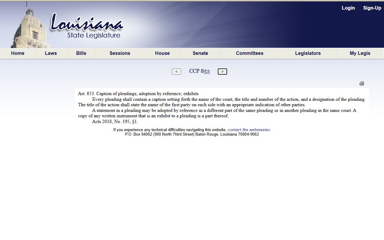 Rapides Parish criminal court records Louisiana expungement provisions