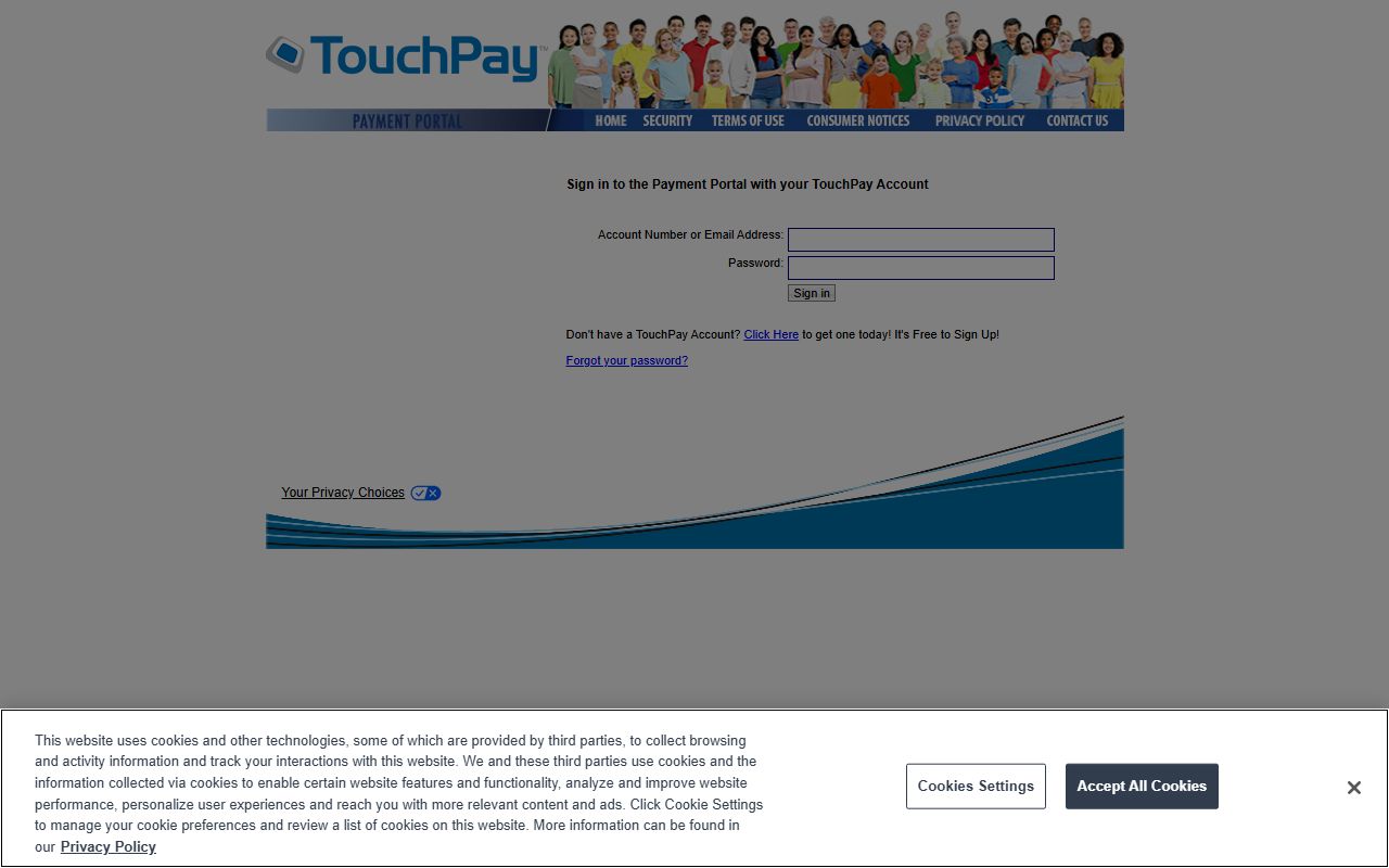 Rapides Parish traffic court records TouchPay deposit login
